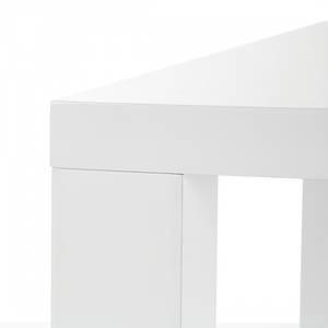 Eettafel Daryn hoogglans wit - 120x80cm