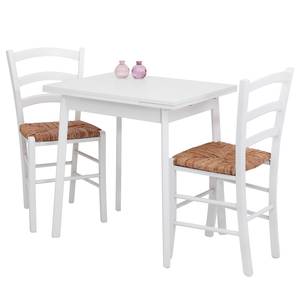 Eettafel Doana (met uitschuiffunctie) wit - Wit