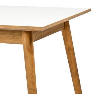 Eettafel Dot II deels massief eikenhout