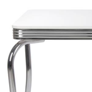 Table Elvis I Blanc / Chrome