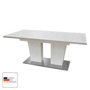 Esstisch Ettal (mit Ausziehfunktion) Weiß - Holzwerkstoff - 190 x 76 x 90 cm