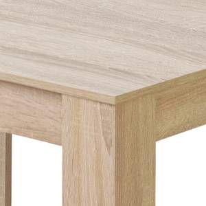 Eettafel Fairford Grof gezaagd eikenhouten look - 120 x 80 cm