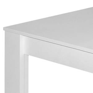 Table Fairford Blanc mat - 110 x 60 cm
