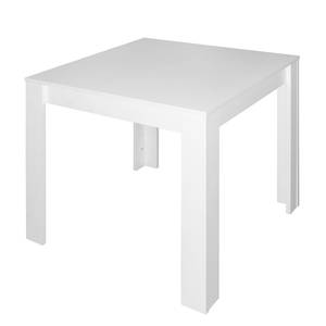 Table Fairford Blanc mat - 80 x 80 cm