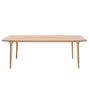 Houten eettafel FLEEK massief eikenhout - Eik - 200x90cm