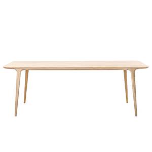 Houten eettafel FLEEK massief eikenhout - Lichte eikenhouten - 200x90cm