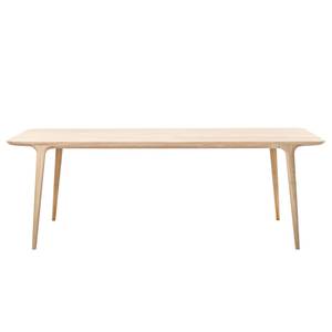 Table en bois massif FLEEK Chêne massif - Chêne clair - 220 x 90 cm