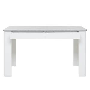 Eettafel Felin II Concrete look/Wit