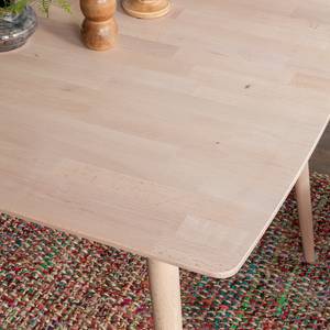 Table en bois massif FINSBY rectangle Hêtre massif - 140 x 90 cm