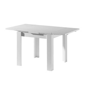 Table extensible Leaf I Blanc - 80 x 80 cm