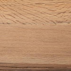 Tavolo da pranzo Gallipoli Legno massello di quercia selvatica - Quercia selvatica - 260 x 100 cm - Acciaio inox