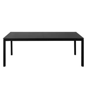 Eettafel Grigio (uitschuifbaar) antracietkleurig/zwart