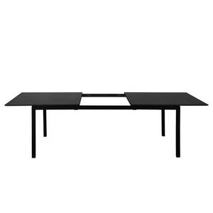 Eettafel Grigio (uitschuifbaar) antracietkleurig/zwart