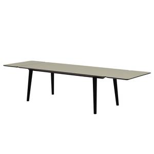 Table Helvig II Chêne partiellement massif - Gris / Noir - 170 x 95 cm