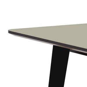 Table Helvig II Chêne partiellement massif - Gris / Noir - 170 x 95 cm