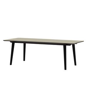 Table Helvig II Chêne partiellement massif - Gris / Noir - 220 x 95 cm