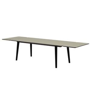 Table Helvig II Chêne partiellement massif - Gris / Noir - 220 x 95 cm