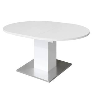 Table extensible Hoton Blanc mat - Diamètre : 104 cm