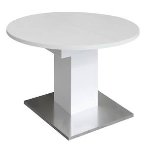 Table extensible Hoton Blanc mat - Diamètre : 104 cm
