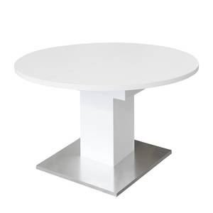 Table extensible Hoton Blanc mat - Diamètre : 120 cm