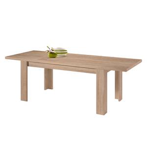 Table extensible Leaf II Imitation chêne brut de sciage - 180 x 90 cm