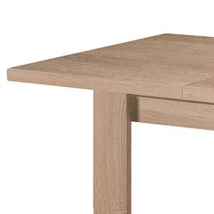 Table extensible Leaf II Imitation chêne brut de sciage - 160 x 90 cm
