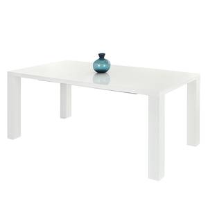 Eettafel Jolina (uitschuifbaar) hoogglans wit - 160/200x90cm