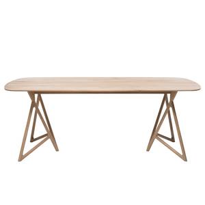 Table Koza Chêne massif - Chêne clair - 160 x 90 cm