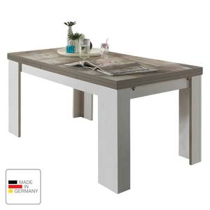 Eettafel Leaf III (met uitschuiffunctie) Antiek eikenhouten look - Breedte: 160 cm