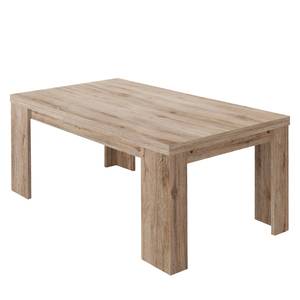 Eettafel Leaf III (met uitschuiffunctie) Lichte San Remo eikenhouten look - Breedte: 180 cm