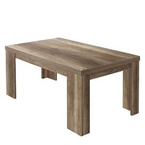 Eettafel Leaf III (met uitschuiffunctie) Truffeleikenhouten look - Breedte: 160 cm