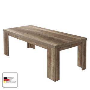 Eettafel Leaf III (met uitschuiffunctie) Truffeleikenhouten look - Breedte: 200 cm