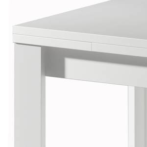 Table extensible Leaf Blanc mat - 80 x 60 cm