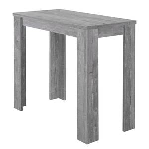 Table haute Bertry Gris - Bois manufacturé - 120 x 104 x 60 cm