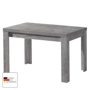 Eettafel Leaf (met uitschuiffunctie) Concrete look - 120 x 80 cm