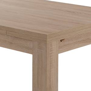 Table extensible Leaf Imitation chêne brut de sciage - 140 x 80 cm