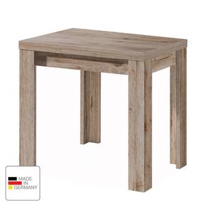 Eettafel Leaf (met uitschuiffunctie) Lichte San Remo eikenhouten look - 80 x 60 cm