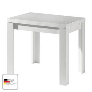 Table extensible Leaf Blanc mat - 80 x 60 cm