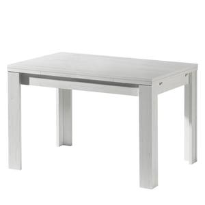 Table extensible Leaf Imitation pin blanc - 120 x 80 cm