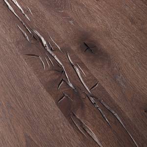 Tavolo da pranzo Leeds Legno massello di quercia Effetto rovinato effetto 180 x 90 cm - 180 x 90 cm