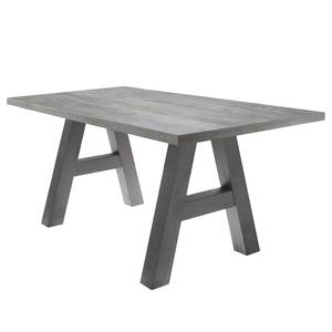 Eettafel Leeton I Concrete look - 160 x 90 cm