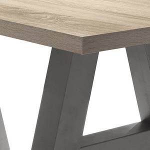 Table Leeton I Imitation chêne brut de sciage - 180 x 90 cm