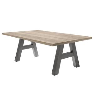 Table Leeton I Imitation chêne brut de sciage - 200 x 100 cm