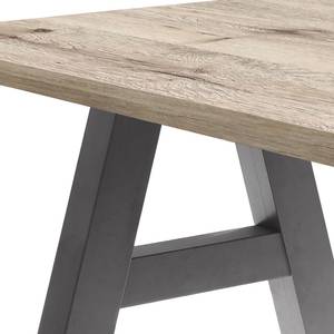 Table Leeton I Imitation chêne sable - 140 x 90 cm