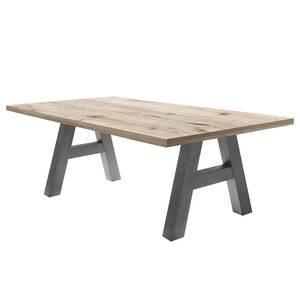 Eettafel Leeton I Eikenhouten look zandkleurig - 200 x 100 cm