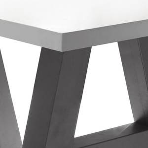 Table Leeton I Blanc mat - 140 x 90 cm