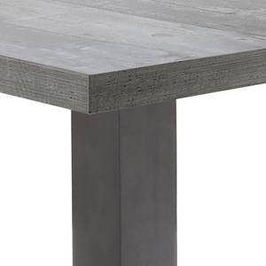 Table Leeton II Imitation béton - 160 x 90 cm