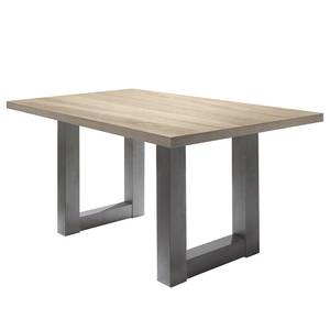 Table Leeton II Imitation chêne brut de sciage - 140 x 90 cm