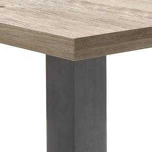 Eettafel Leeton II Eikenhouten look zandkleurig - 180 x 90 cm