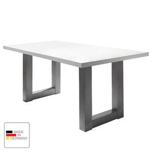Table Leeton II Blanc mat - 160 x 90 cm